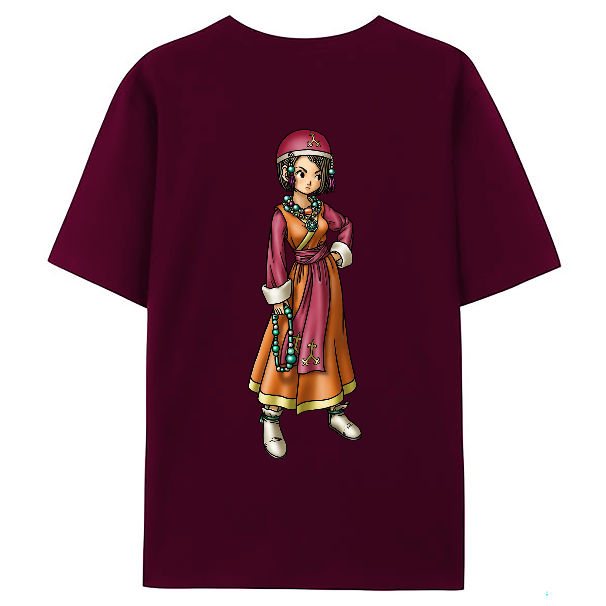 （画像用） ドラゴンクエスト Doragon Kuesuto Dragon Quest レディース半袖Tシャツ(バックプリント)